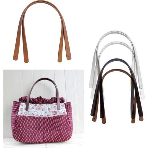 2PCS DIY Bag Straps For Crossbag Handbag Shoulder Purse Tote Bag Replacement Detachable Strap PU Leather Handle Bag Accessories