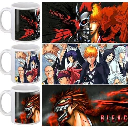 2021 BLEACH Coffee Mug 350ml ceramic cerative Anime milk cup friends gift tea mugs