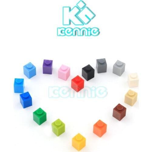 2200pcs/lot Kennie NO.3005 Bulk color Parts bulk 1x1 high brick Particles Classic Small Building Blocks Parts DIY toys 1K