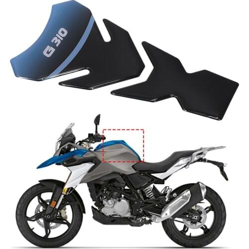 3D Resin Fish Bone Tank Pad Sticker For BMW G310 GS R G310GS G310R Motorcycle Oil Fuel Tank Grip Cover Emblem Protection Decals