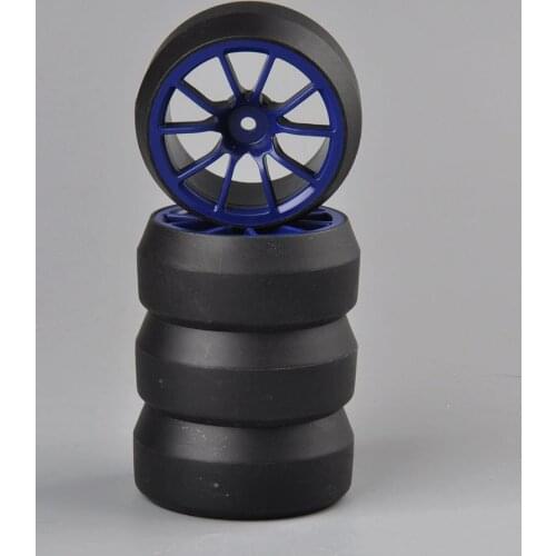 4Pcs/Set 0 Drift Tires Wheel Rim For HSP HPI 1:10 RC On-Road Car 3mm Offset C12B+D2 Remote control car accessories tires