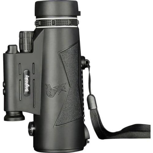 40X60 Monocular Telescope HD Zoom Monocular Binoculars with Smartphone Holde&Tripod FMC BAK4 Weak Night Vision Pocket Telescope