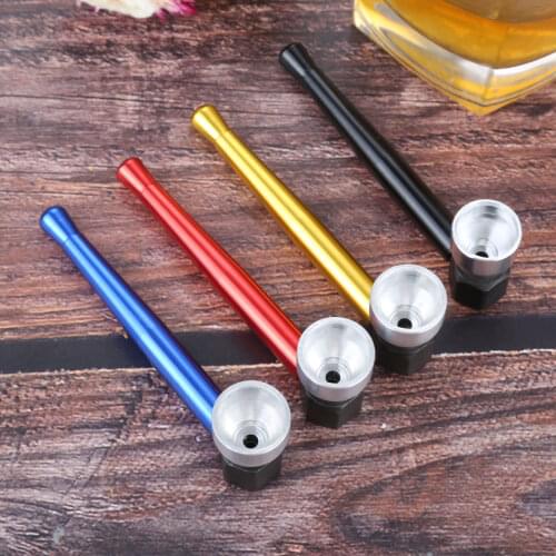 New Model Screw Metal Smoking Pipes Cigarette Pipe Gift Smoke Sets Distribution For Hookah Shisha Accessories