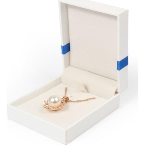 Bow Paper Jewelry Ring Pendant Bracelet Long Chain Earrings Gift Box With Tote Bag Five-piece Set For Girl Fashion Accessories