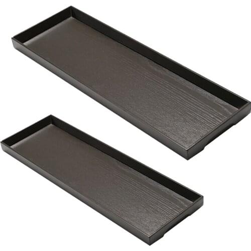 Wooden Tray Japanese Style Rectangle Coffee Tea Set Pallet Food Cake Plate Home Kitchen Storage Supplies