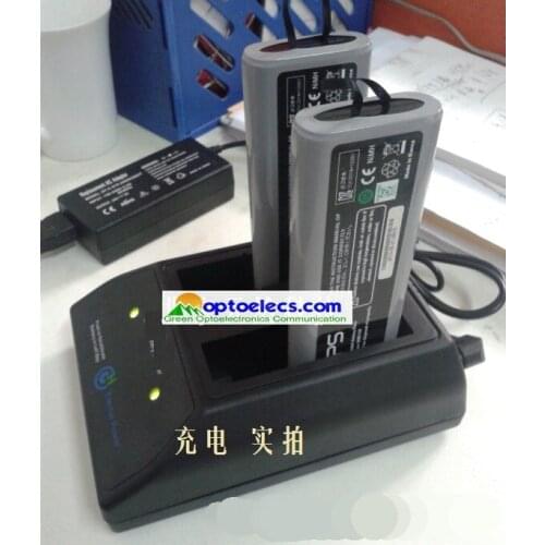 DHL Free Shipping Yokogawa battery charger for Yokogawa AQ7275 AQ7270 AQ7260 OTDR battery adapter charger with charge cable