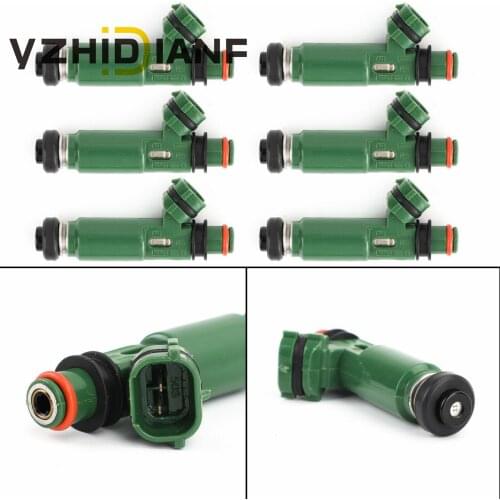 6pc New 23250-66010 Original Fuel Injectors Nozzle For Toyota- Land Cruiser- 100 1999-2009 1FZ 4.5 2325066010 23250 66010