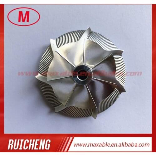 GT12 30.00/44.01mm 7+0 blades high performance reverse turbocharger billet/milling/aluminum 2618 compressor wheel