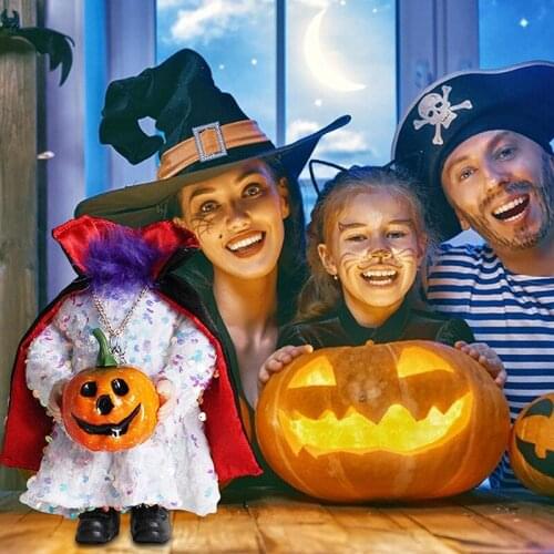 Halloween Headless Pumpkin Doll Ghost Festival Tricky Doll Atmosphere Props Doll Decor Happy Hallween Party Decor For Home 2021