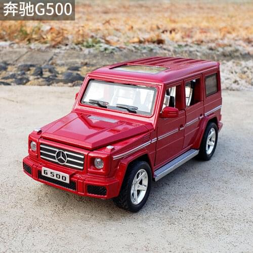 1:32 Scale For TheBenz G500 Licensed Diecast Alloy Metal Luxury SUV Off-Road Car Collection Model Toys Vehicle
