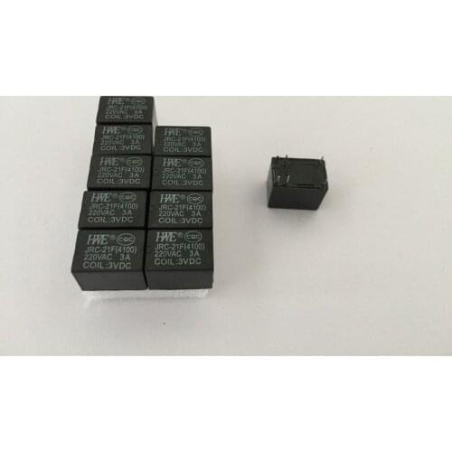 20Pieces/Lot JRC-21F 4100 3V DC 6 Pins Miniature PCB Relay Brand New
