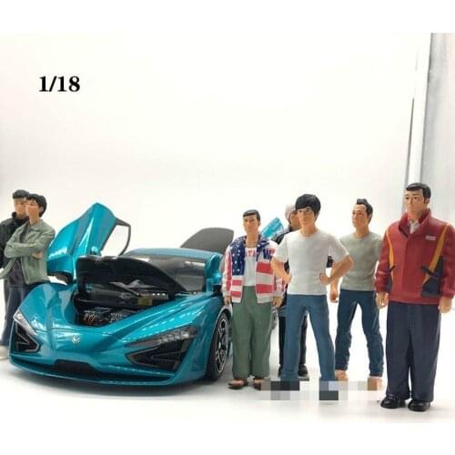 1/18 Scale Die-casting Simulation Doll Model Car Scene Model Special Advanced Resin Exquisite Collection Ornaments