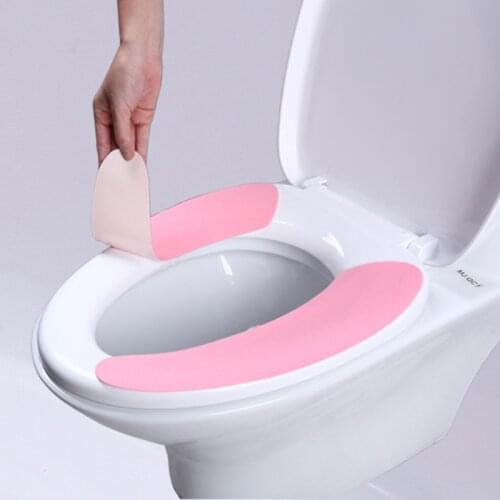 Soft Comfortable Artificial Fiber Washable Bathroom Toilet Seat Cover Mat Lid Closestool Cloth