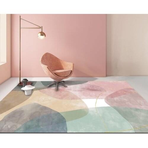 Nordic luxury carpet living room sofa carpet bedroom bedside carpet kitchen mat door mat