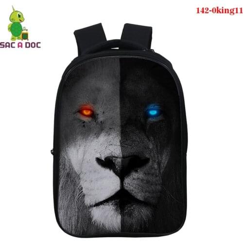 New Lion King Cartoon Backpack 3d Printing Anime Backpack Lion King Backpack Casual Daily Backpack Travel Bag Students Schoolbag