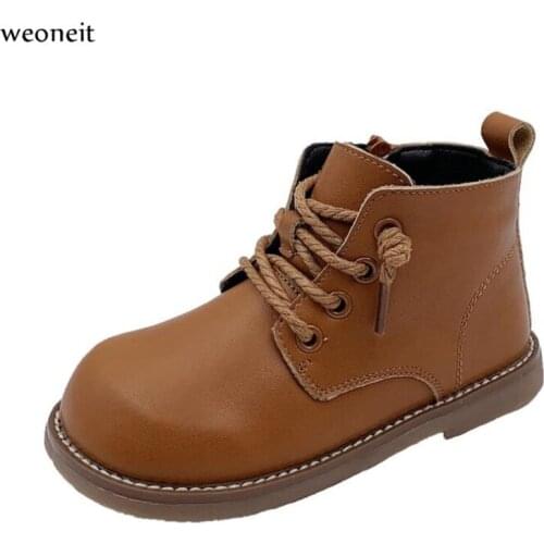 Weoneit Black Beige Kids Toddler Children Girls Wedding Party Dress Princess Leather Shoes New Girls Party Dance Casual Shoes