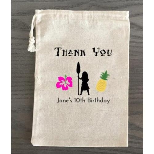 Personalized Hawaiian wedding birthday jewelry favor muslin gifts Bags Bachelorette Party first aid Hangover Kits