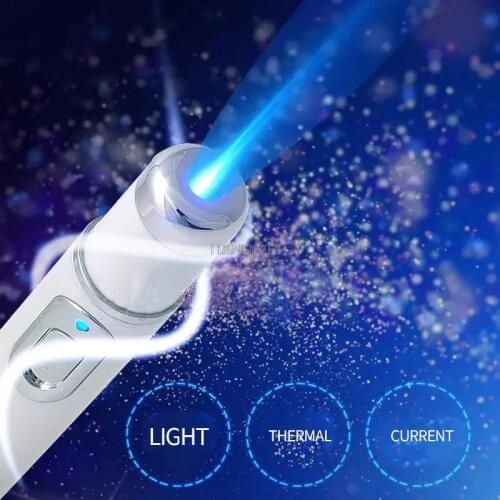 Acne Therapy Portable Wrinkle Removal Machine Skin Care Scar Remover Device Blue Light Pen Massage Relax