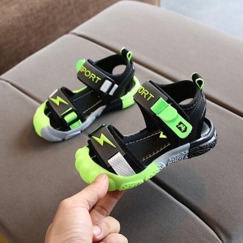 Girls' Sandals New Summer Korean Boys' Beach Shoes Kids Shoes for Girl Sandals Toddler Girl Shoes