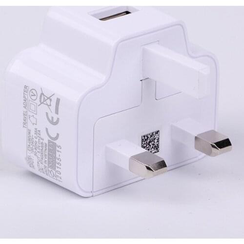 UK Plug USB Wall Charger 5V 2A Travel Home Charging Charger Mobile Phones Charge Adapter for Apple iPhone 50pcs