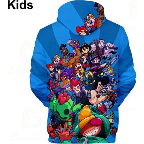 Spike Crow and Star,Shoot Game 3D Print Hoodie Sweatshirt Clothing Harajuku Hoodies Kids Leon Tops Men 2021 Boys Girls