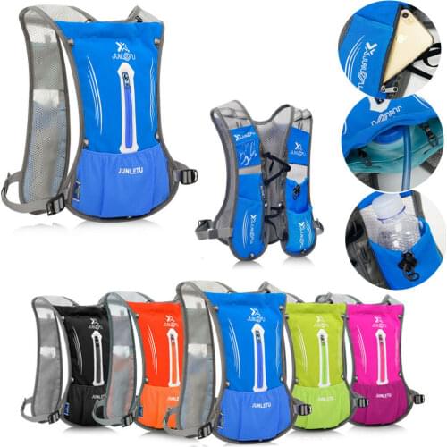 WAKYME Marathon Cycling Hiking Bag Sports Backpack Running Vest Bag + 2L Running Hydration Outdoor Sports Trail Running Bag