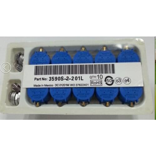 10PCS/LOT 3590S-2-101L 3590S adjustable potentiometer resistor 3590S-1K/2K/5K/10K/20K/50K/100K 100OHM/200OHM / 500R 500OHM