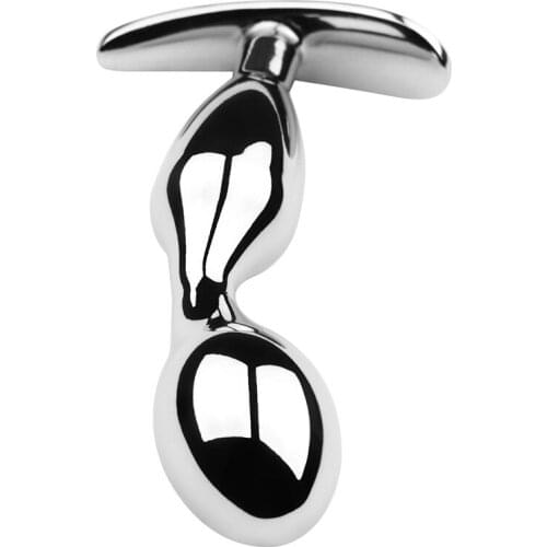 Stainless Steel Anal Plug With Hole Ring Metal Butt Plug Prostate Massage Anal Extender For Gay Men Adult Sex Toys For Couples