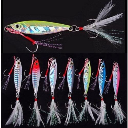 7pcs Metal Lures 7g 10g 15g 20g 25g 30g 40g 60g fishing spoon spinnerbait tuna lure fishing tackle lead minnow jigging pesca
