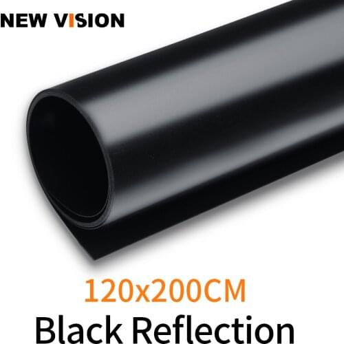 Black 120x200cm 47*79inch Photography Backdrop Paper Matte Reflection PVC Vinyl Seamless Background Seamless Water-proof