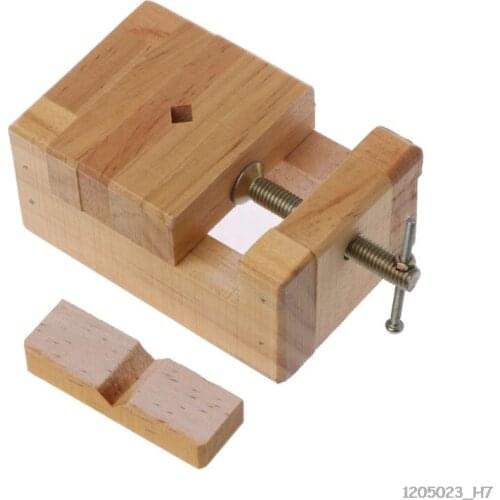 Wood Flat Vise Mini Clamp-on Bench Vise Flat Tongs Woodworking Carving Engraving