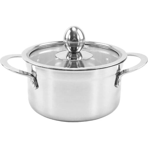 Stainless Steel Thickened Soup Pot Milk Pot Soup Pan Kitchen Boiler Soup Stock Cooking Iduction Gas Pots Boiler Cookware