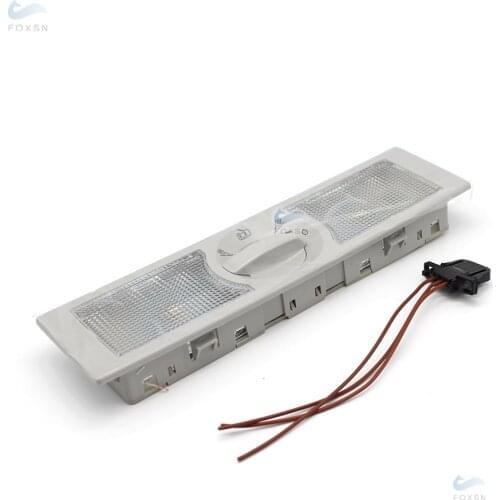 For VW GOLF POLO JETTA TOURAN SKODA SEAT ALtea Leon Toledo Interior Rear Roof Dome Reading Lamp lights w/ Cable 6Q0947291