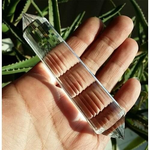 76g BEST TOP! 24-Sided Very Rare Double Terminated Crystal Wand Point