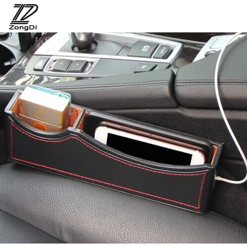 ZD Multifunction Car Seat Pocket Box Covers For Volvo S60 V70 XC90 Subaru Forester Peugeot 307 206 308 407 Charging Convenient