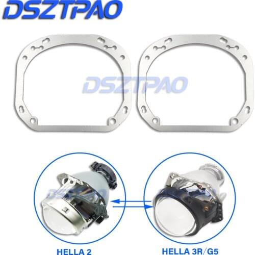 Mounting Frame For Hella 2 To Hella 3R G5 Headlight Lenses Bixenon Projector Transition Bracket Adapter Retrofit