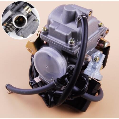 Motorcycle 2 Pins 24mm Carburetor Carb Fit for GY6 Scooter Moped ATV Gokart Roketa Quad 110 125 150cc