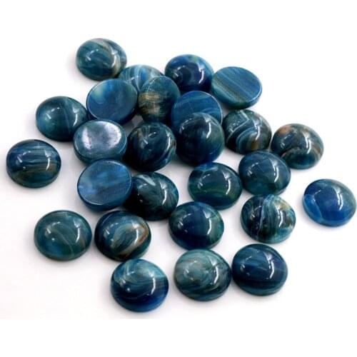 New New New 40pcs/Lot 12mm Marble Colors Flat back Resin Imitation Marble Cabochons Fit 12mm Cameo Base Cabochons Z6-10