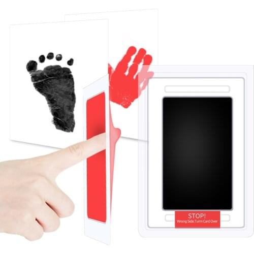 New Safe Non-toxic Baby Footprints Handprint Makers No Touch Skin Inkless Ink Pads Kits Baby Souvenir Newborn Pet Dog Prints