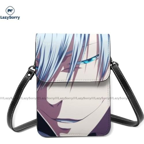 Bleach Hollow Shoulder Bag Gift Vintage Mobile Phone Bag Leather Travel Female Bags