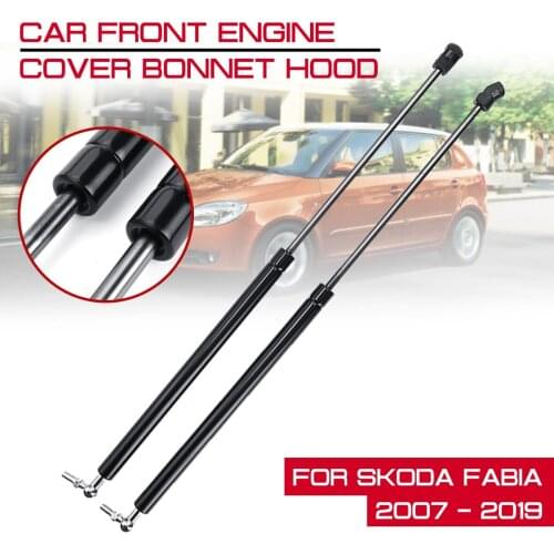 For Skoda Fabia 2007 2008 2009 2010 2011 2012 2013 2014 2015 2016-2019 Refit Bonnet Hood Gas Shock Lift Strut Bars Support Rod