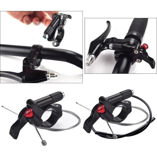 Bike Fork Remote Lockout Lever Bicycle Front Forks Remoting Levers with Wire