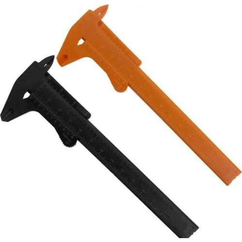 1PCS 120MM Double Rule Scale Plastic Vernier Caliper Measuring Student Mini Tool Ruler DIY Model Making Ruler Digital Caliper