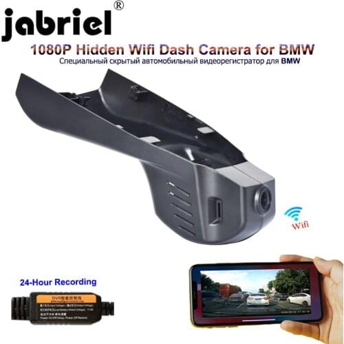 Jabriel 1080P Hidden Wifi Dash Cam Car Dvr for BMW x1 f48 f20 3gt f34 m3 f80 m4 f82 x5 f15 X6 M f86 425i 430i 440i m f32 f33 f36