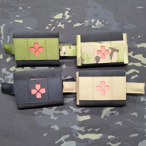 Tactical Medical Pouch Military Airsoft Organizer Micro Med Kit Gear Molle Pouch Army Emergency First Aid Kits Bag