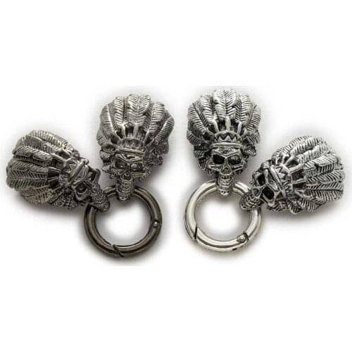 1 Set Tribe Cacique Hook Clasps Connectors Findings For Leather Bracelet Jewelry Making 80x24mm