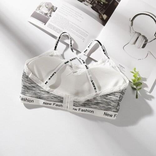 Women Lace Push Up Sling Female Patchwork Wire Free Three Hook-and-eye Convertible Cross Straps Padded Bra