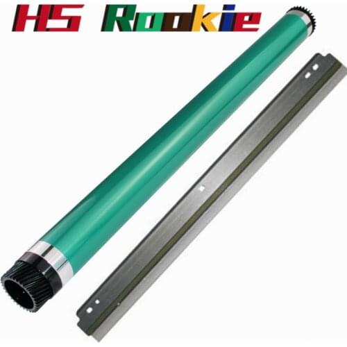 1sets new drum blade +OPC Drum For Konica Minolta DI 152 181 183 195 Bizhub 162 163 164 195 211 215