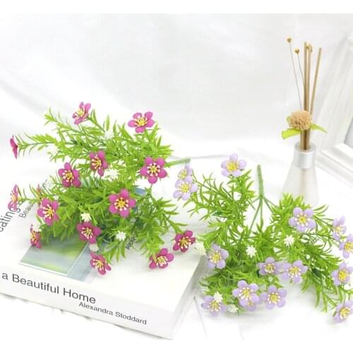 1pcs Artificial Flower Bouquet for Home Garden Decoration DIY Wedding Decorative Flores