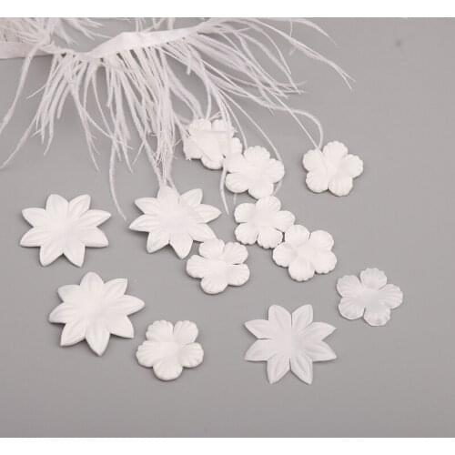 100Pcs Soluble Silk Flower Banner Decor100pcs/Lation Lace Trim Wedding Embroidered Diy Handmade Patchwork Sewing Supplies Crafts